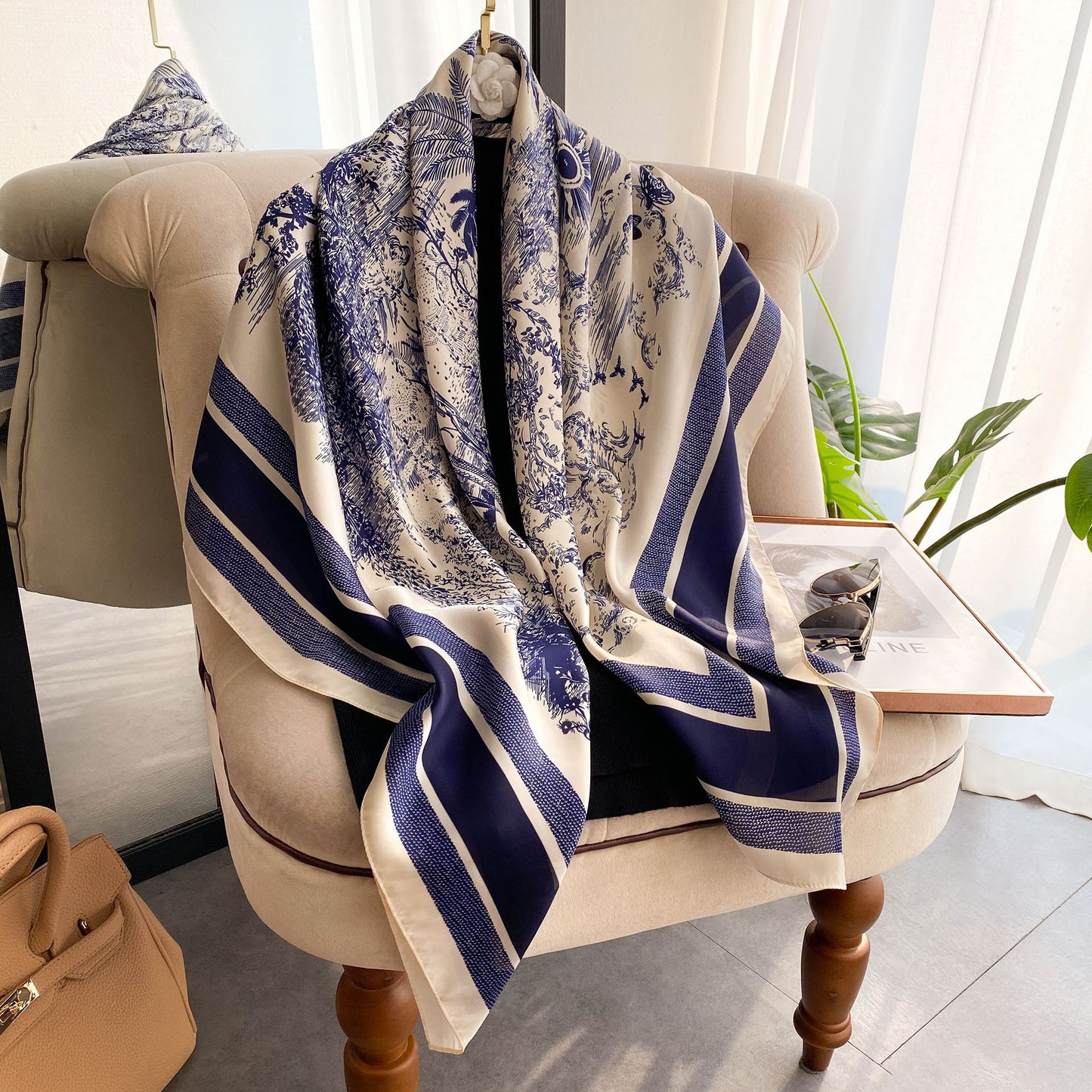 Virna Foulard (110cm - 100% Seta)