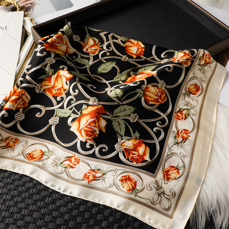 Rosalinda Foulard (100% silke - 68cm)