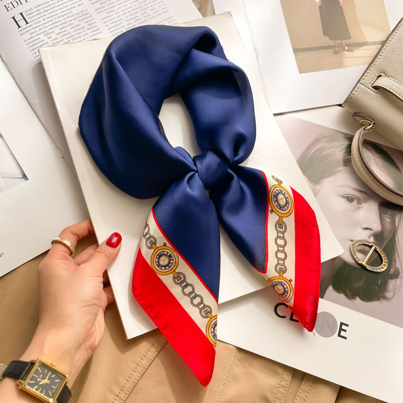 Amanda Foulard (100% Seta - 70cm)
