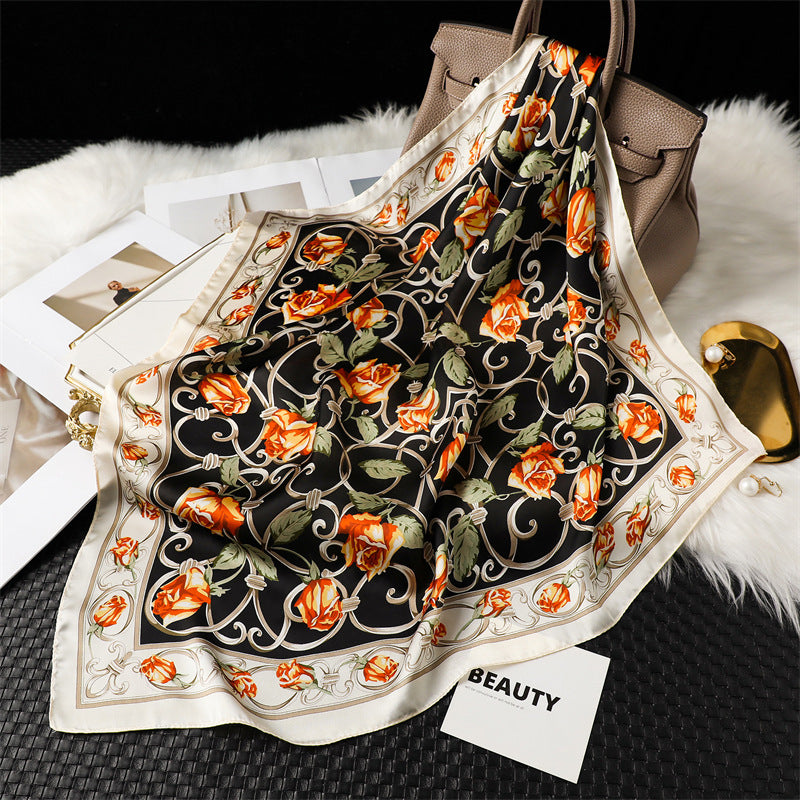 Rosalinda Foulard (100% silke - 68cm)