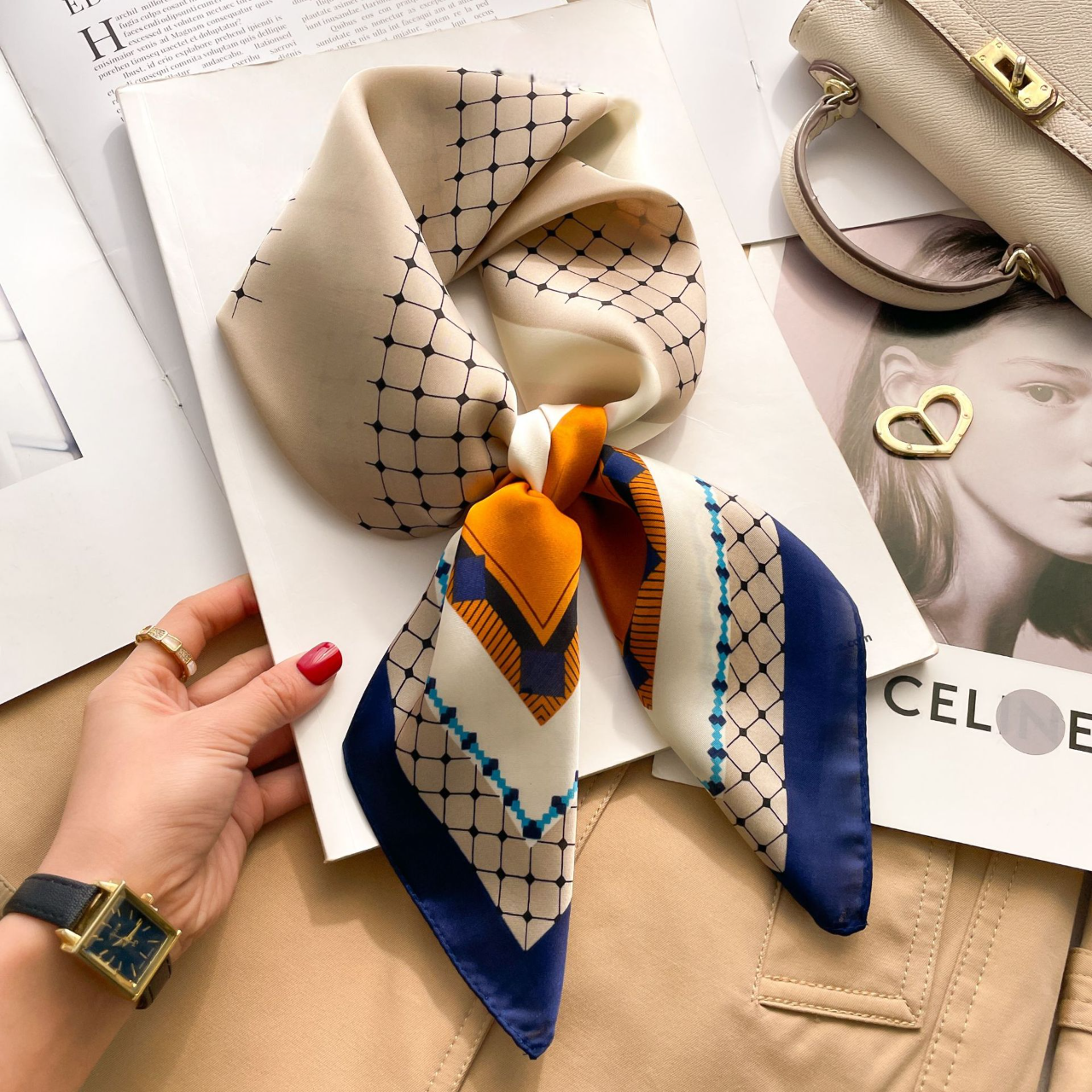 Penny Foulard (100% Seta - 70cm)