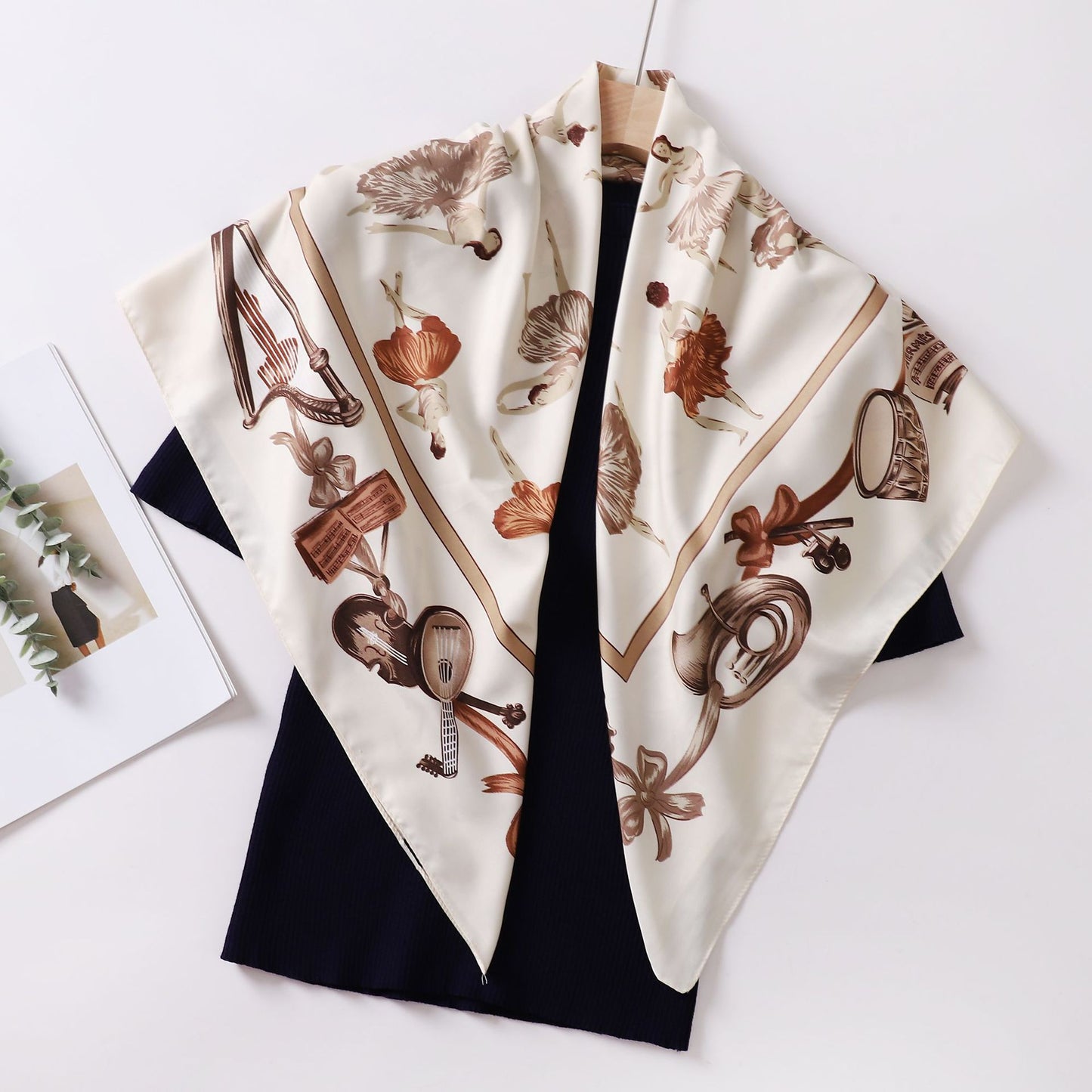 Ballerina Foulard (90cm - 100% Seta)