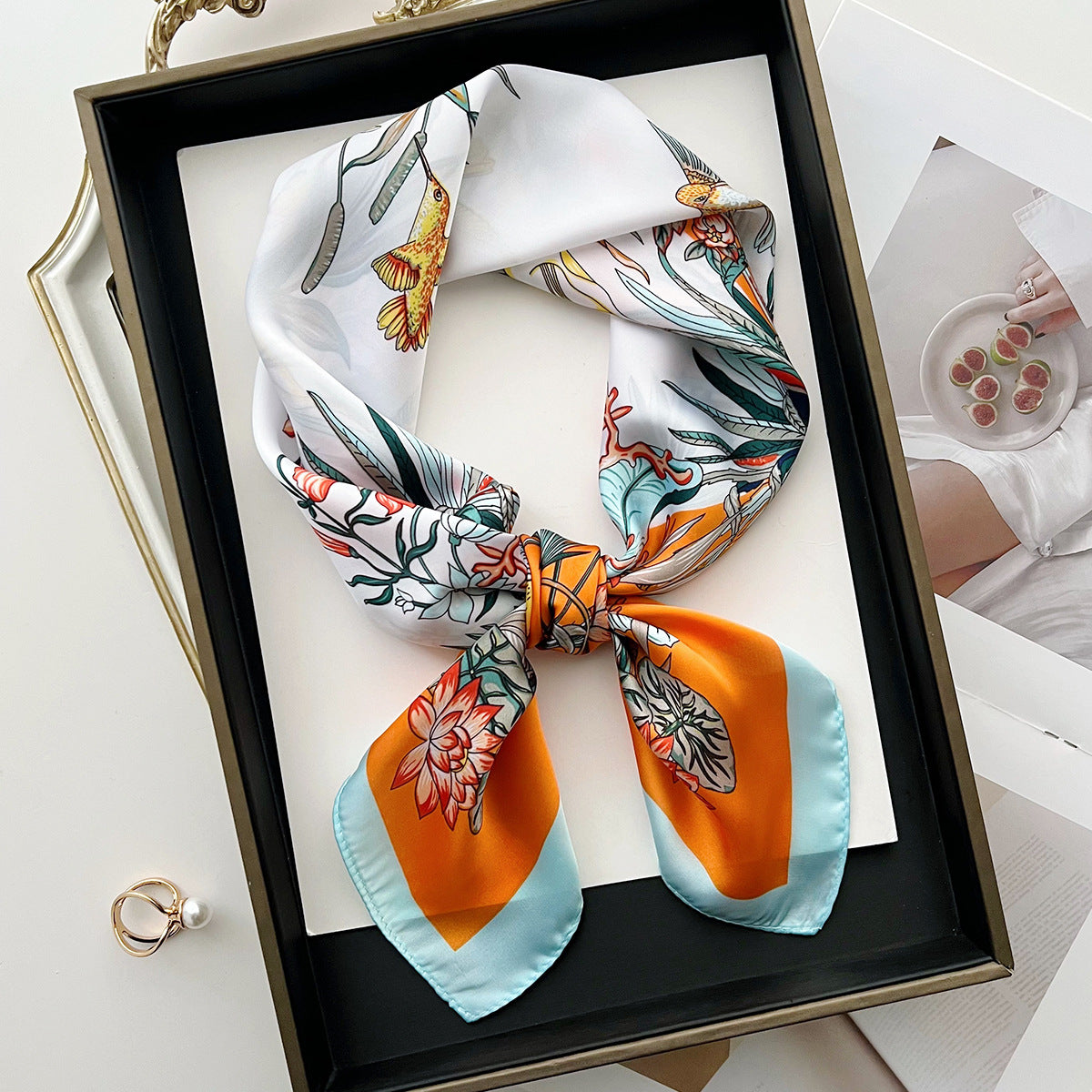 Cecile Foulard (100% Seta - 68cm)