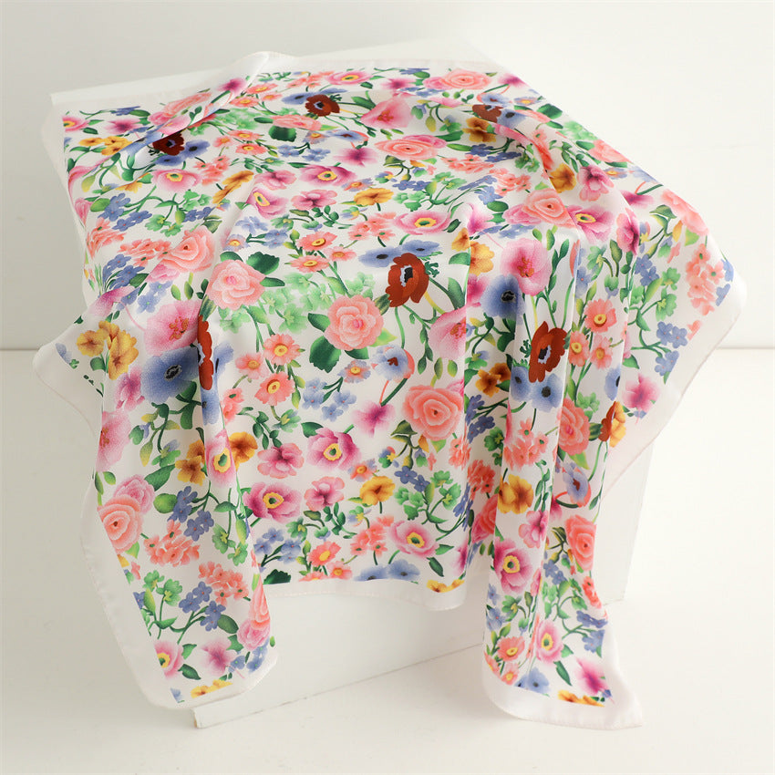 Fiore Foulard (100% Seta - 70cm)