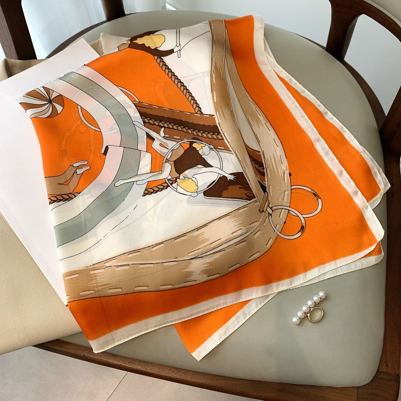 Aurora Foulard (100% Siden - 68cm)