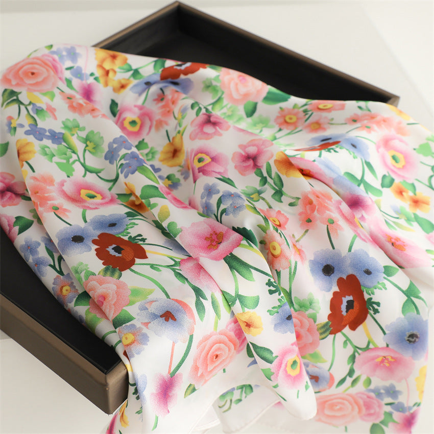 Fiore Foulard (100% Seta - 70cm)
