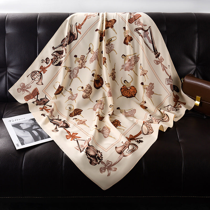 Ballerina Foulard (90cm - 100% Seta)
