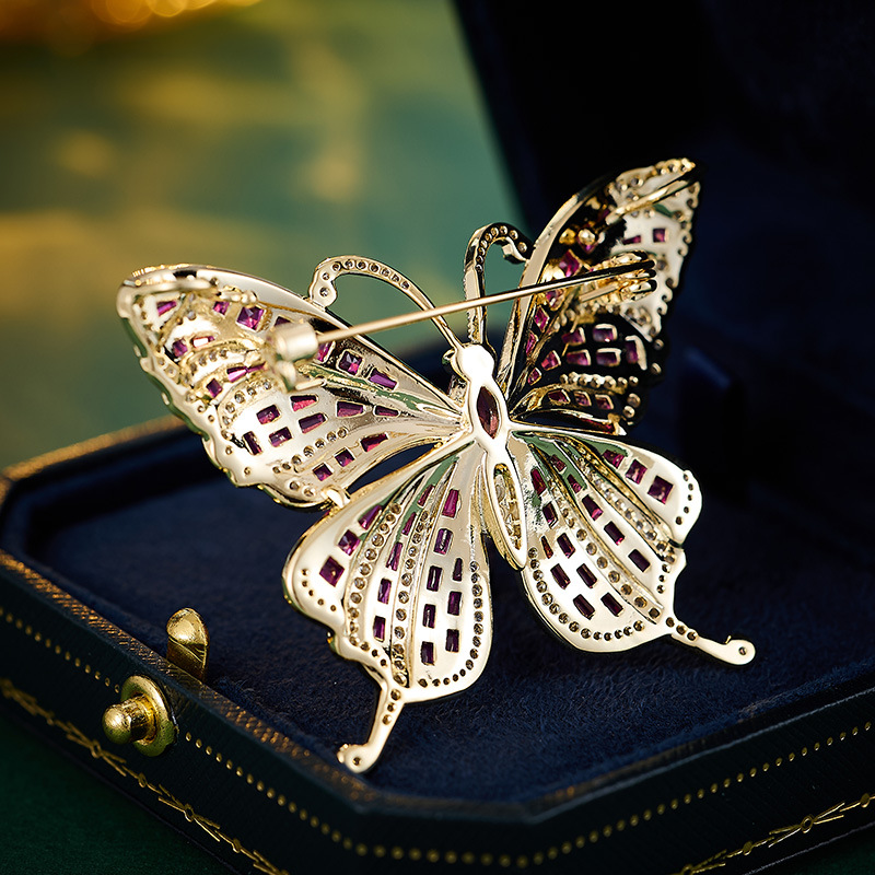 LaFarfalla Brosche (Brillante Zirkonia)