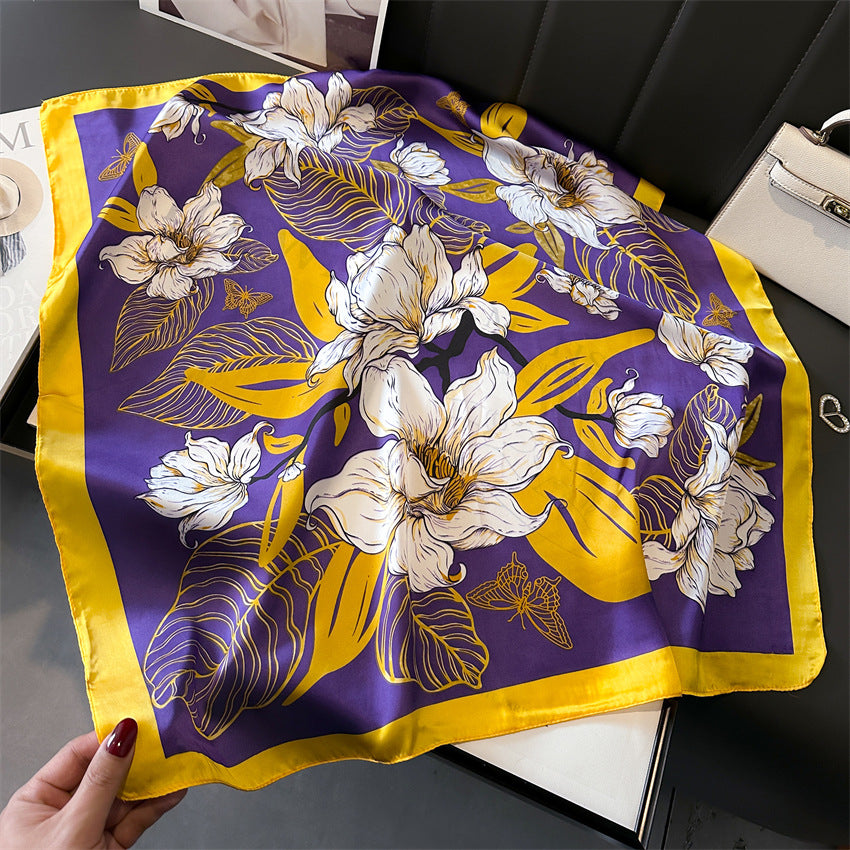Viola Foulard (100% Seta - 68cm)