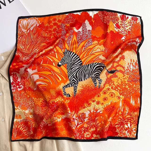 Zebra Foulard (100% Seda - 53cm)