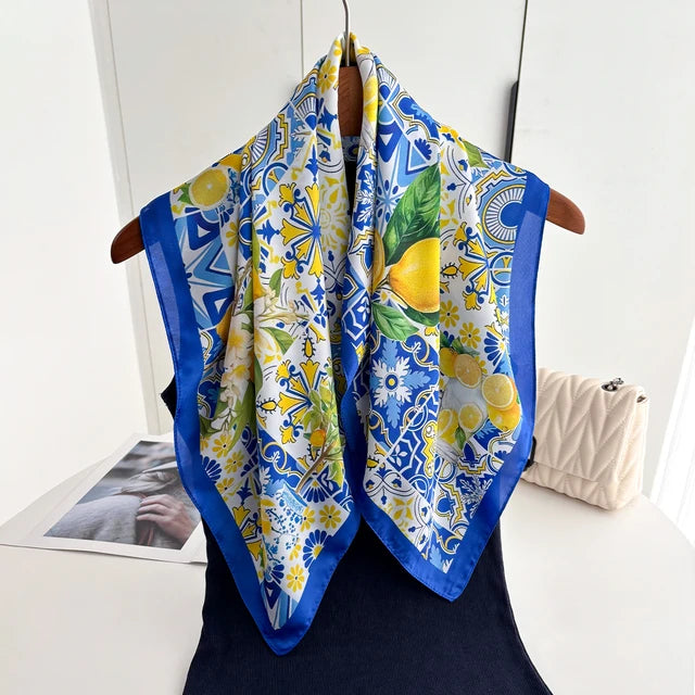 Amalfi Foulard (100% Silke - 68cm)