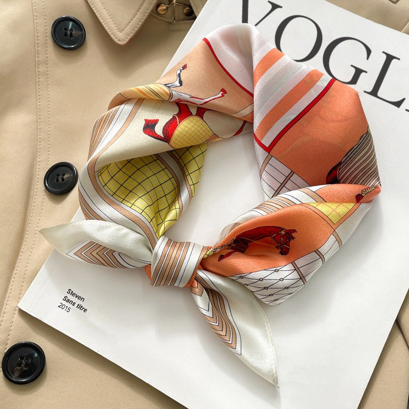 Emilia Foulard (100% silke - 53cm)