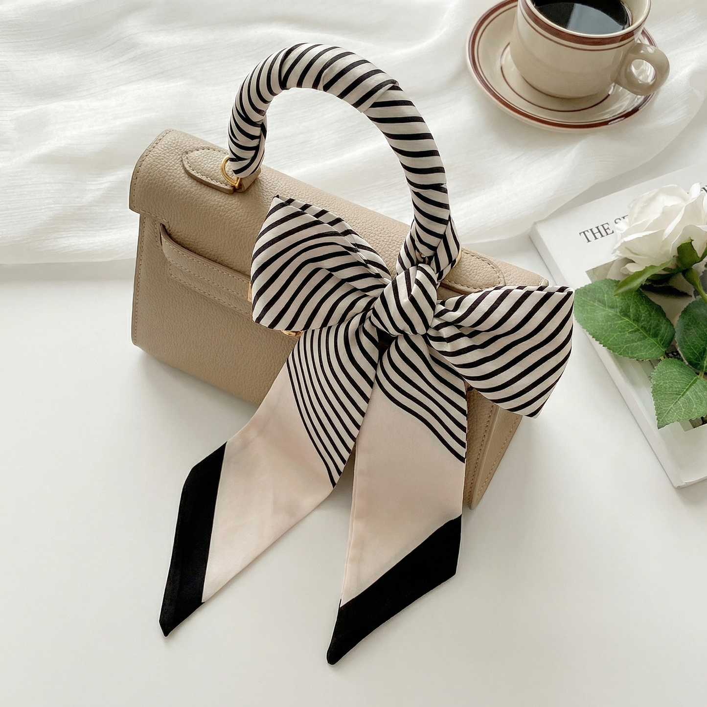 Kassandra Twilly Foulard (100% Seda - 6x80cm)