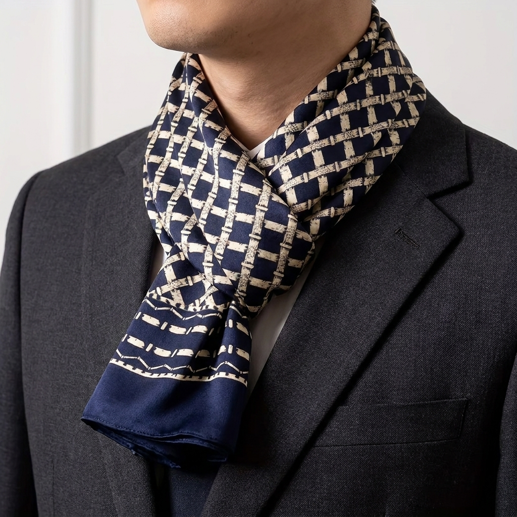 Friedrich Foulard (100% Seta -155*26cm)