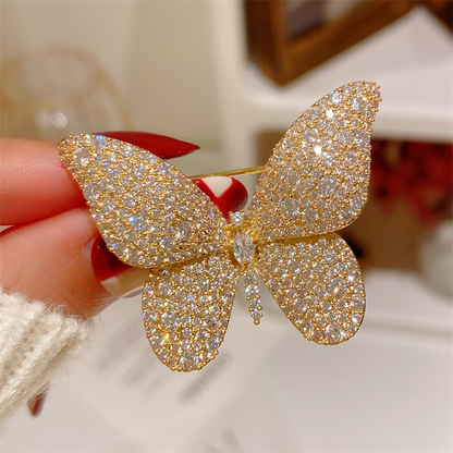 Butterfly brosch (zirkoner)