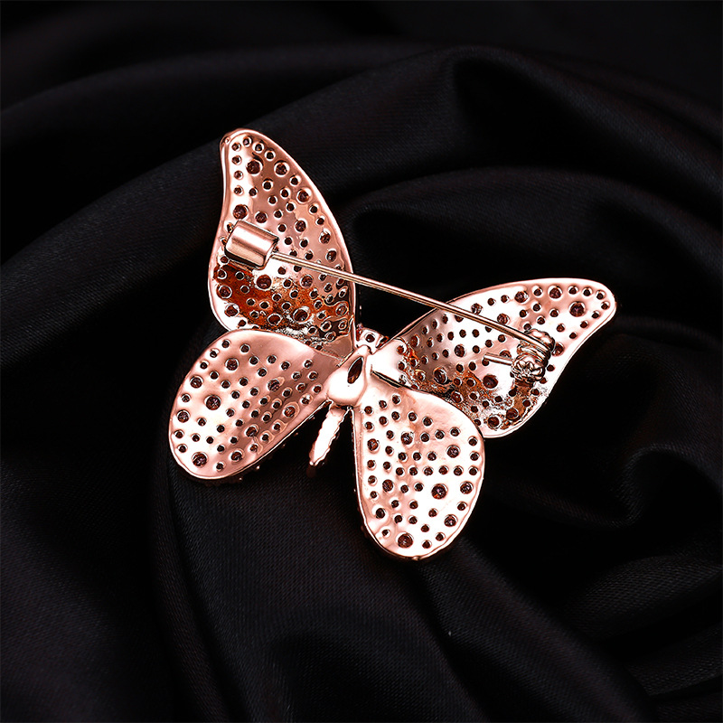 Butterfly brosch (zirkoner)