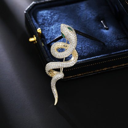 Καρφίτσα Serpente (Λαμπερά ζιρκόνια)