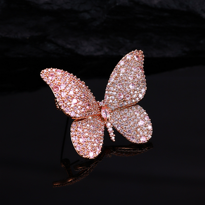 Butterfly brosch (zirkoner)