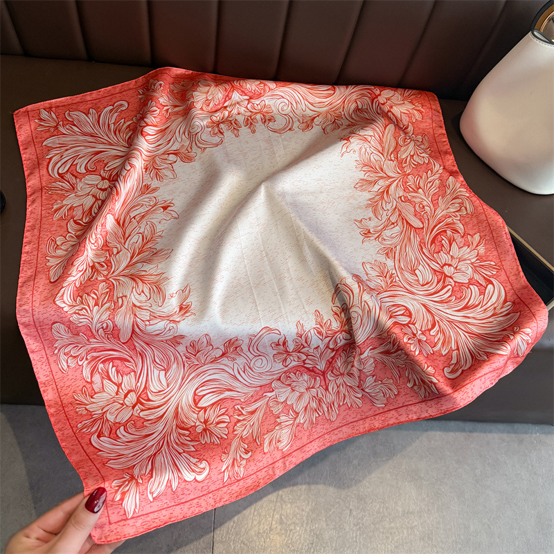 Kenna Red Foulard (100% Seide - 68cm)