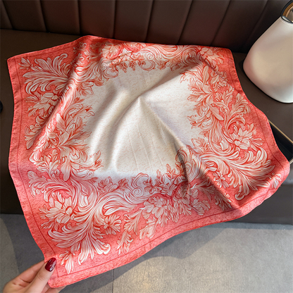 Kenna Red Foulard (100% Seide - 68cm)