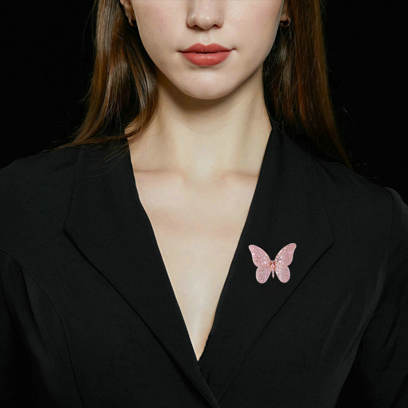 Butterfly brosch (zirkoner)