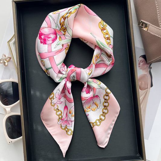 Rosetta Foulard (100% Seta - 68cm)