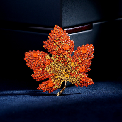 Foglia Broche (Kristallen)