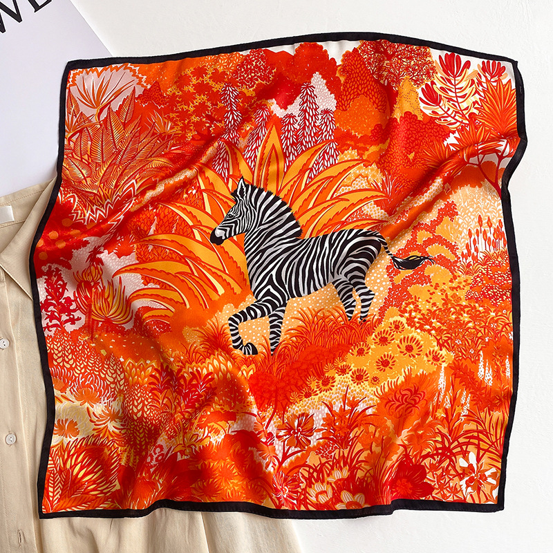 Zebra Foulard (100% Seta - 53cm)