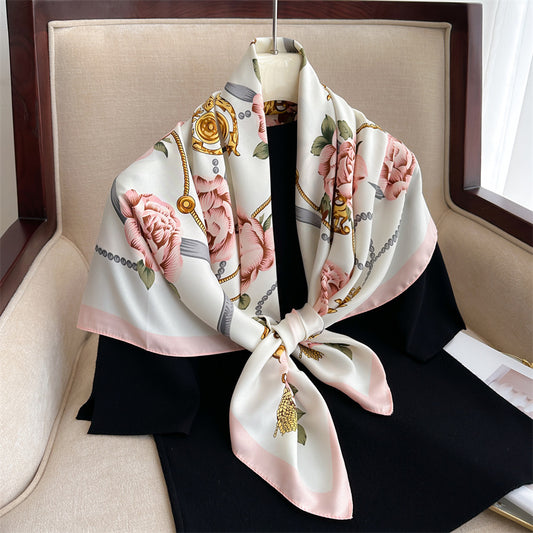 Klaryssa Foulard (88cm - 100% Seda)