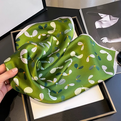 조르지아 스카프 (100% 실크 - 53cm)