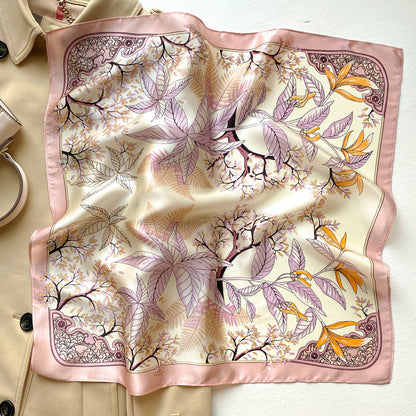 Rosa Foulard (100% Silke - 68cm)