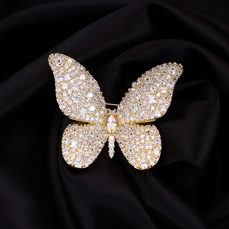 Butterfly brosch (zirkoner)