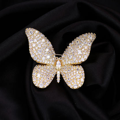 Butterfly brosch (zirkoner)