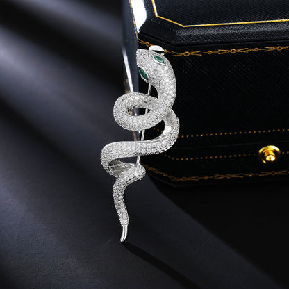 Καρφίτσα Serpente (Λαμπερά ζιρκόνια)