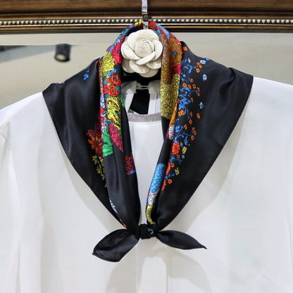 Helvira Foulard (100% Zijde - 68cm)