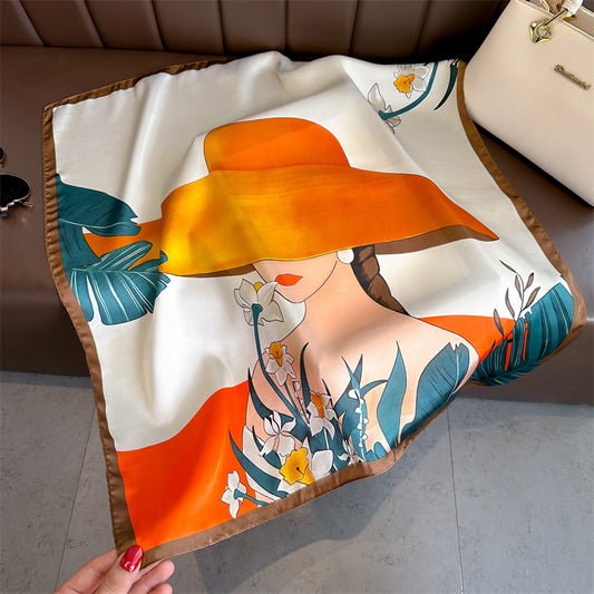 Carmela Foulard (100% Silk - 68cm)