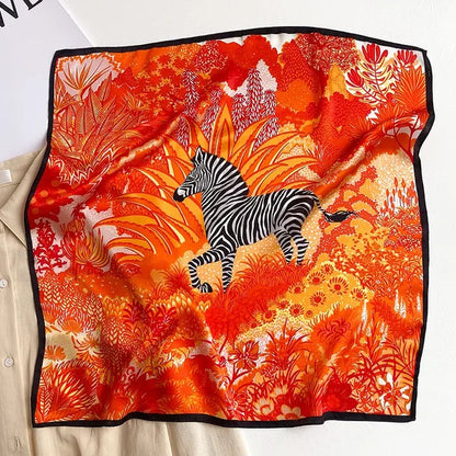 Zebra Foulard (100% Seda - 53cm)