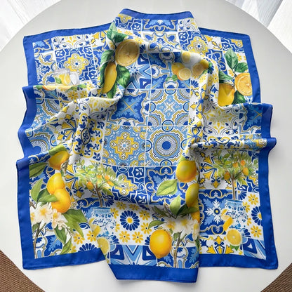 Amalfi Foulard (100% Silke - 68cm)