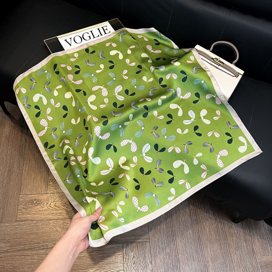 조르지아 스카프 (100% 실크 - 53cm)