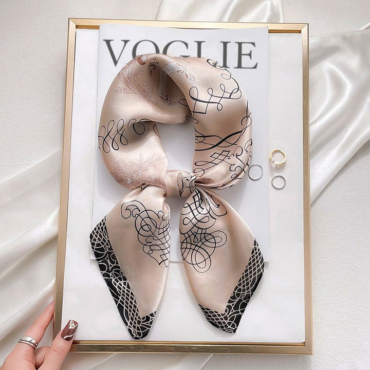 Foulard Donna QUEEN HELENA Effetto Seta - Leggero, Morbido 190x90 Cm In Viscosa E Seta Per Look Elegante - Foto 5