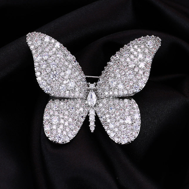 Butterfly brosch (zirkoner)