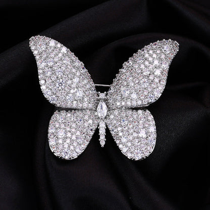 Butterfly brosch (zirkoner)