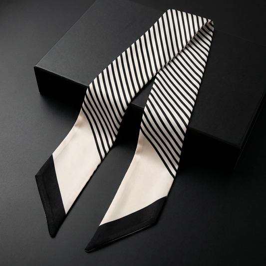 Kassandra Twilly Foulard (100% Seda - 6x80cm)