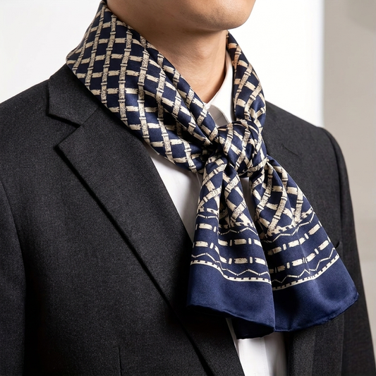 Friedrich Foulard (100% Jedwab -155*26cm)