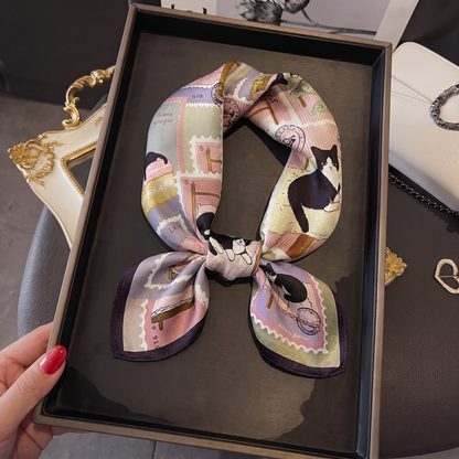 Catty Foulard (100% Seta - 53cm)