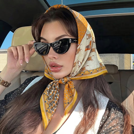 Harmony Foulard (100% Silk - 68cm)