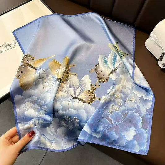 Nuvola Foulard (100% Seta - 53cm)